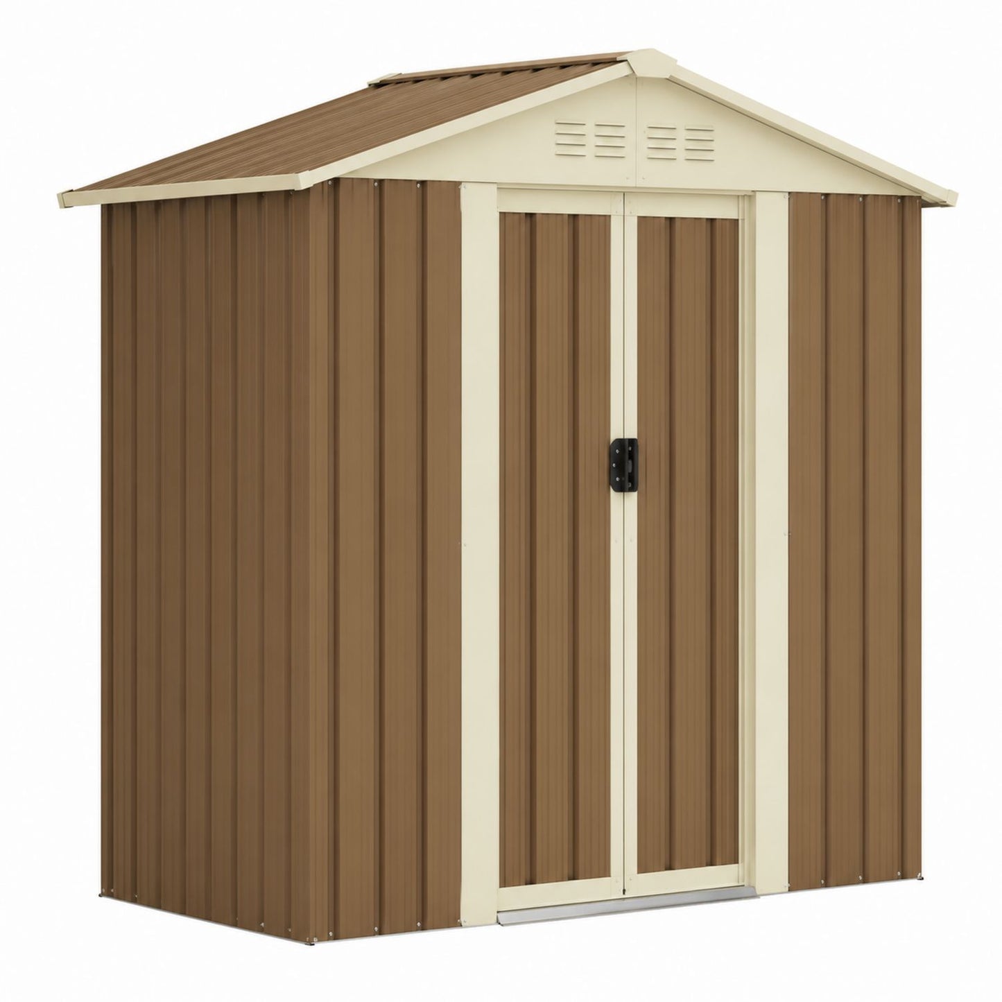 Metal Outdoor Storage Shed with Sliding Door 2570mm x 1310mm x 1780mm