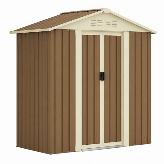 Metal Outdoor Storage Shed with Sliding Door 2570mm x 1310mm x 1780mm